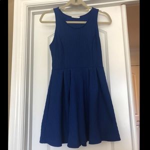Lush Royal Blue Mini Dress